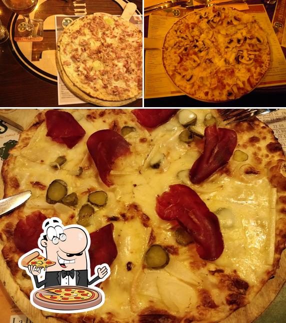 Prova una pizza a Les Brasseurs