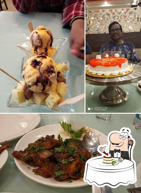Nawabi Restaurant serves a variety of desserts