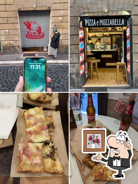 Gli interni di Pizza e Mozzarella