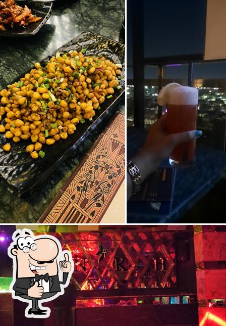 Look at the pic of The Agni rooftop lounge, bar, resto