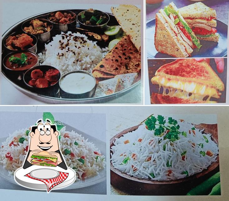 Club sandwich at Annapurna Ghar ka khana