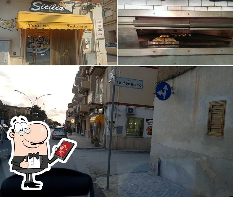 La foto della esterno e cibo di Panificio F.lli Sicilia