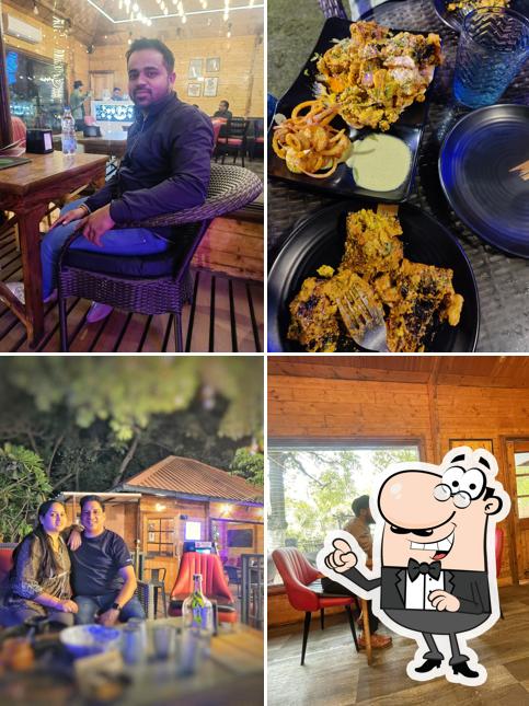 The interior of Veg Mantra