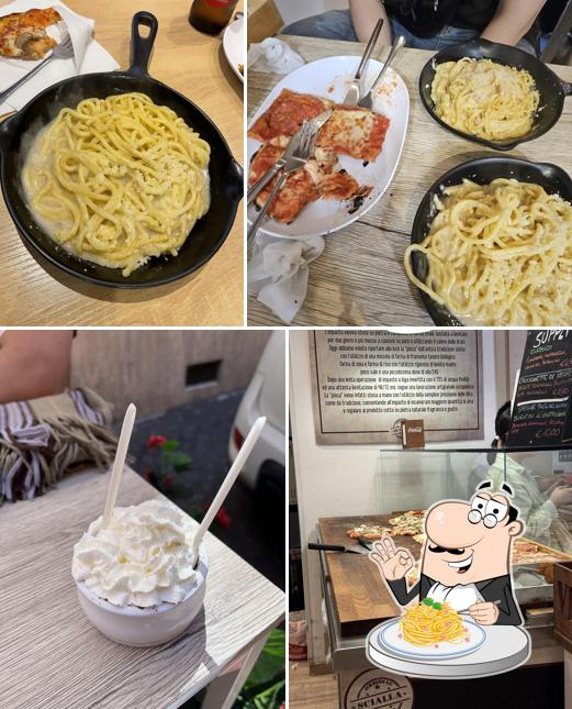Spaghetti alla carbonara al Scialla The Original Street Food