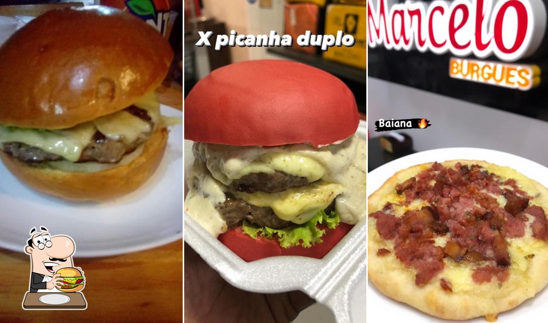 Delicie-se com um hambúrguer no Marcelo Burgues