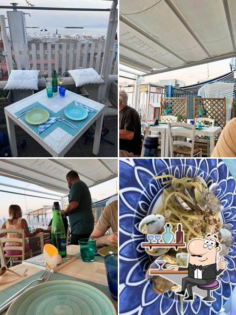 Gli interni di Pazziella Beach Bar & Restaurant