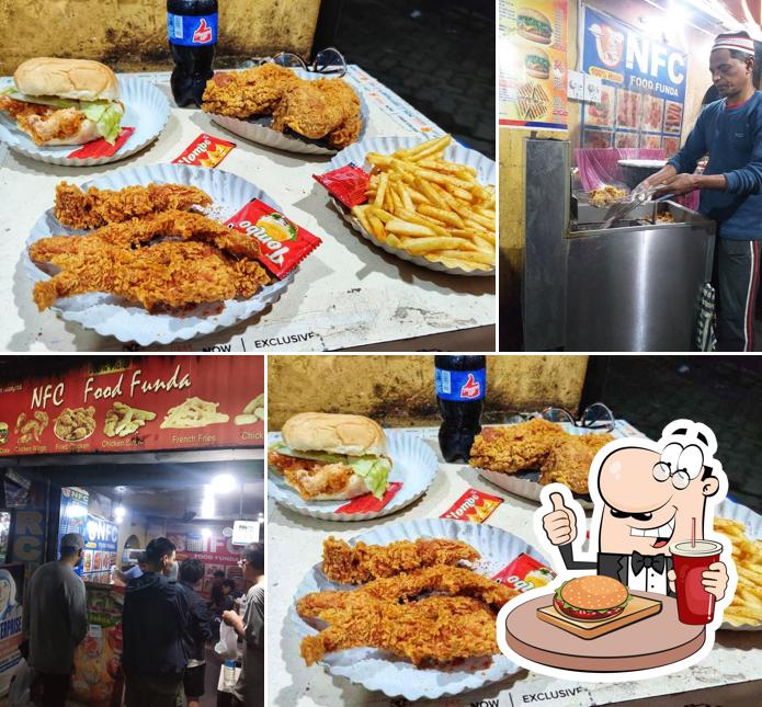 Treat yourself to a burger at nfc food funda