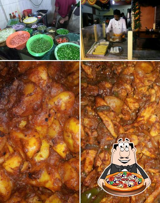 Order pizza at Chef's Kitchen