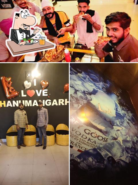 Take a look at the photo displaying food and interior at Hangout cafe
