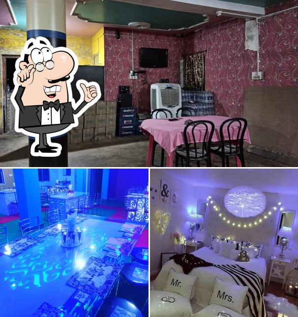 The interior of Hotel Yuvraj