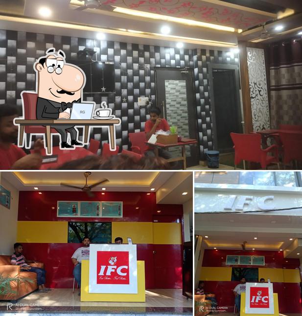 Take a seat at one of the tables at Ifc