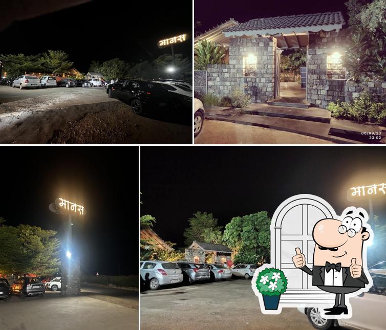 Check out the outside area of Manas Resto Lounge