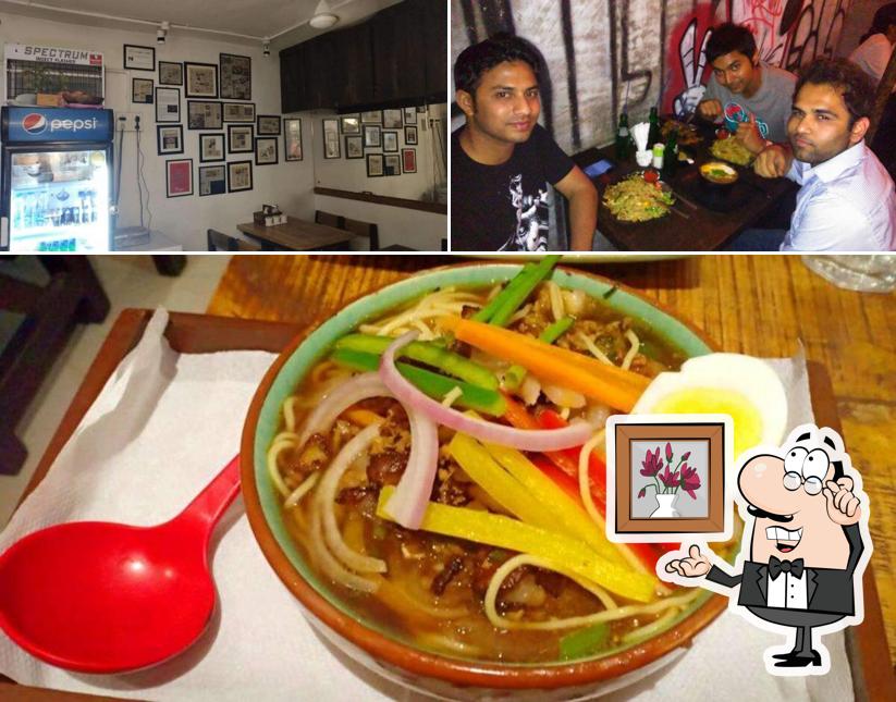 This is the photo displaying interior and food at Momo I Am