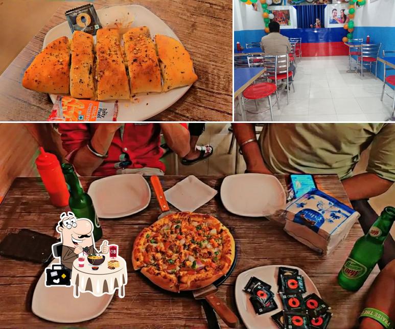 The picture of food and interior at PIZZA CLUB
