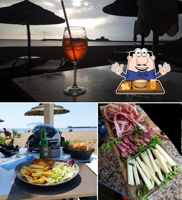 La cibo e birra del ristorante