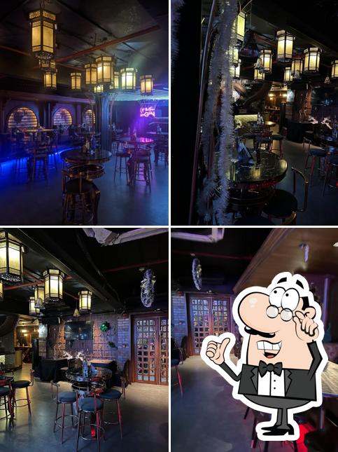 Take a seat at one of the tables at RYU Bar