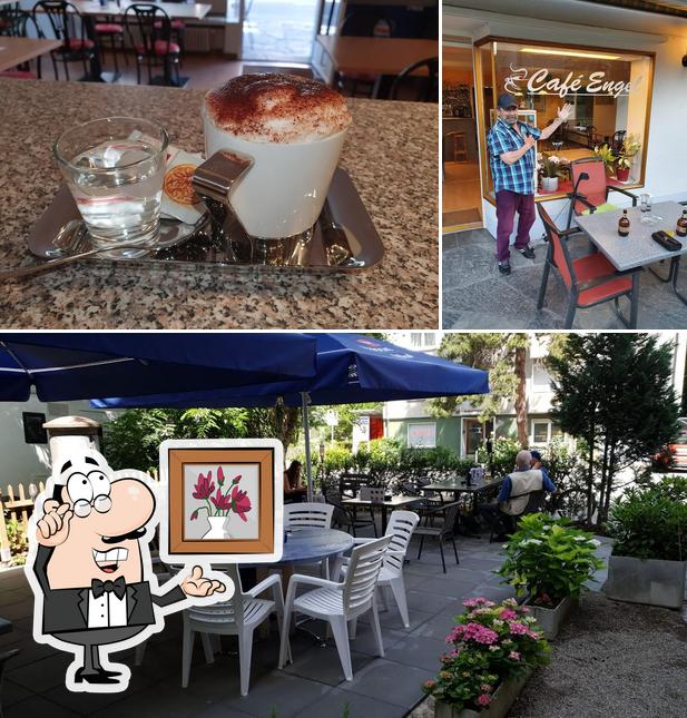 Gli interni di Café Engel Basel