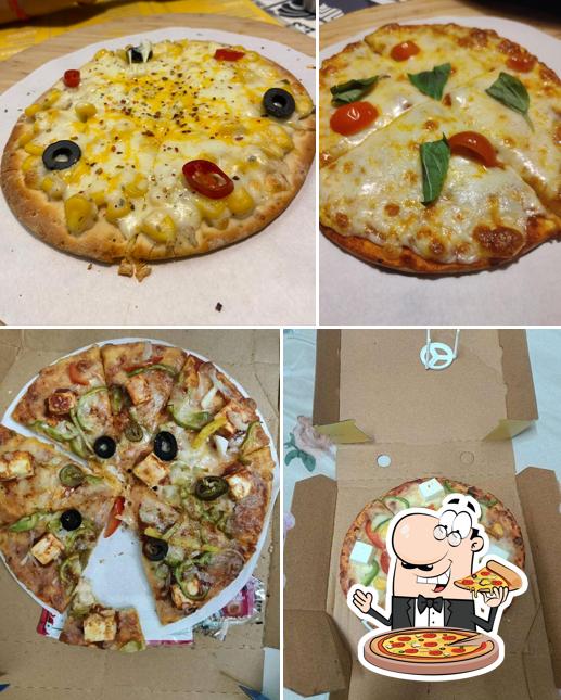 Pick pizza at Crazy Cheesy Cafe Pimple Saudagar