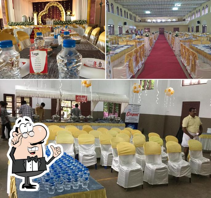 The interior of Elegant catering and event management