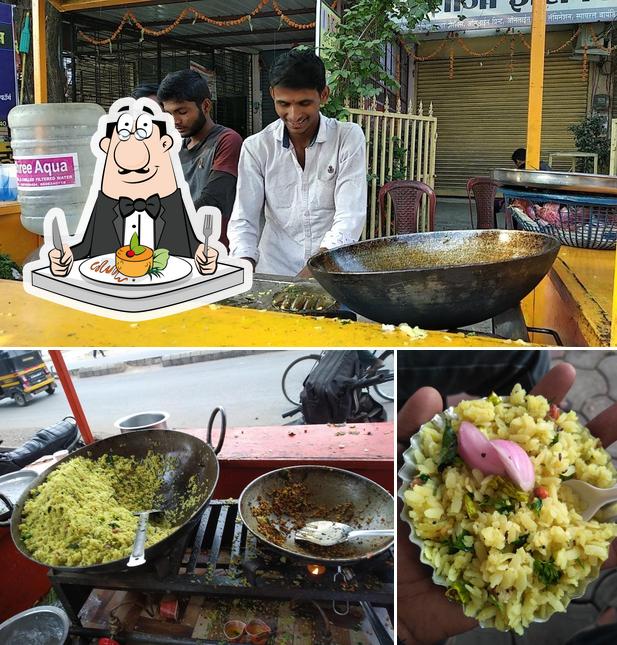 This is the photo displaying food and interior at Shri ram Tea & Poha Center
