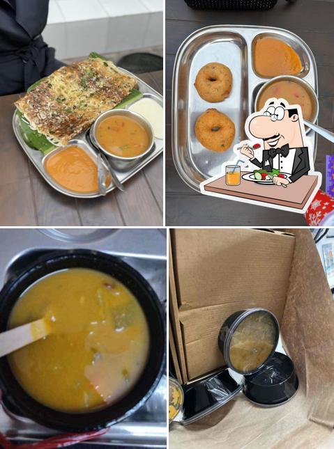 Food at Namaste Madras Cafe