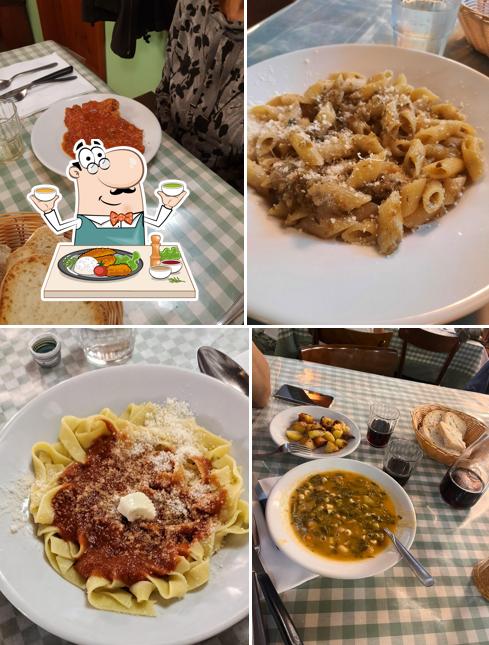 Cibo al Trattoria Sabatino