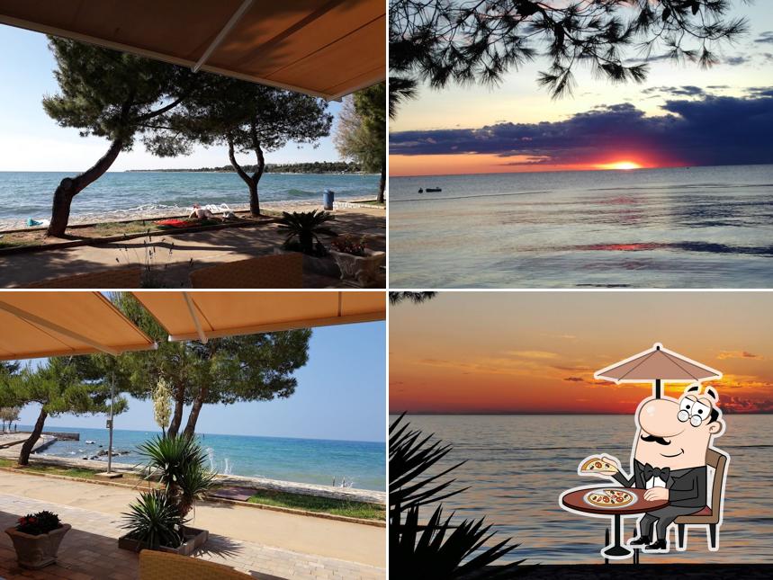Puoi goderti l'aria fresca da seduto all'esterno di Eiss Caffe Bar Coco