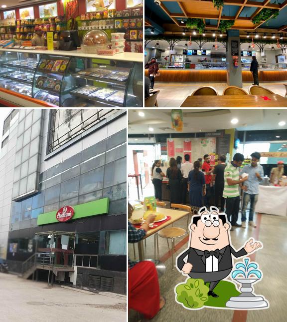 Check out how Haldiram's - Cross River Mall Karkardooma looks outside
