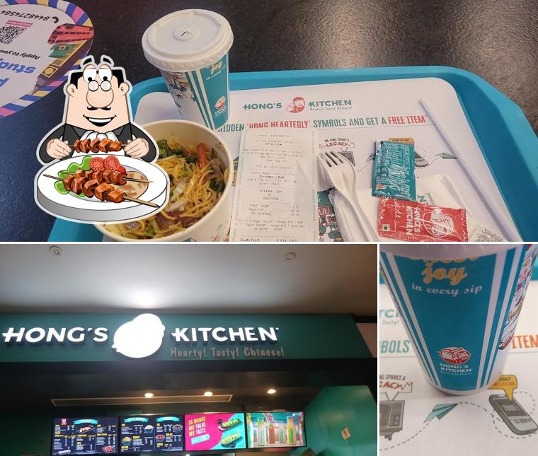 Check out the photo depicting food and interior at Hong's Kitchen