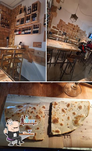 Piadineria Artigianale si caratterizza per la interni e cibo