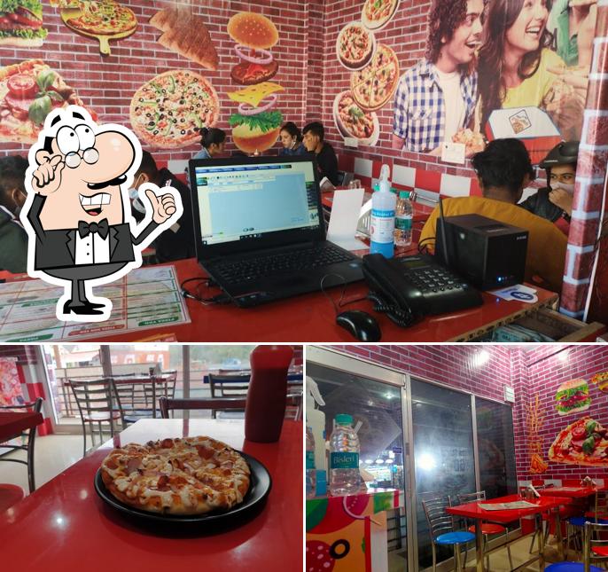 The interior of Pizza hub