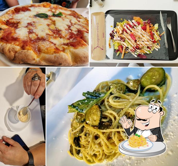 Spaghetti alla carbonara al Bougainvillea