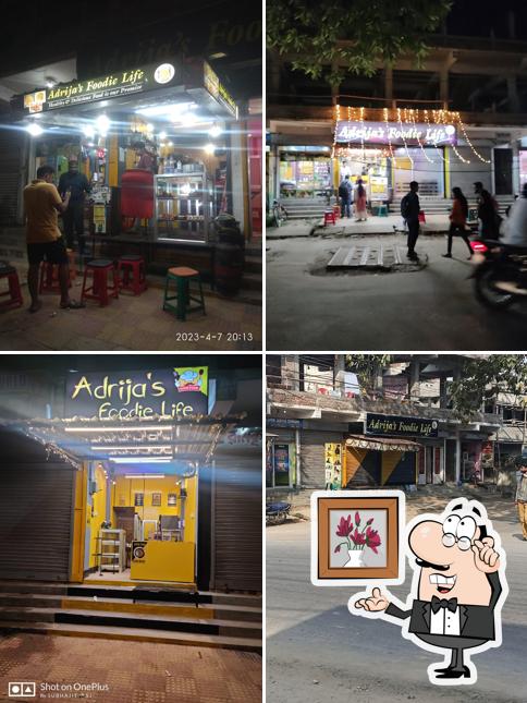 The interior of Adrija's Foodie Life