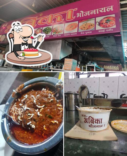 Jai Ambika Bhojnalay offers a variety of sweet dishes