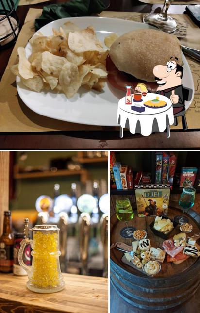 Piatto di formaggi al Excalibeer Ludopub