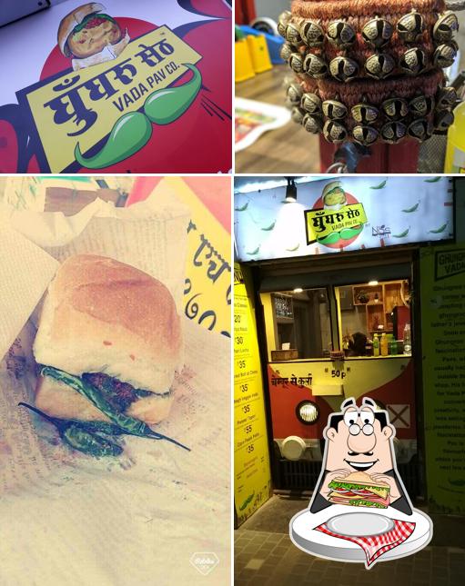 Pick a sandwich at Ghungroo seth Vada Pav Company