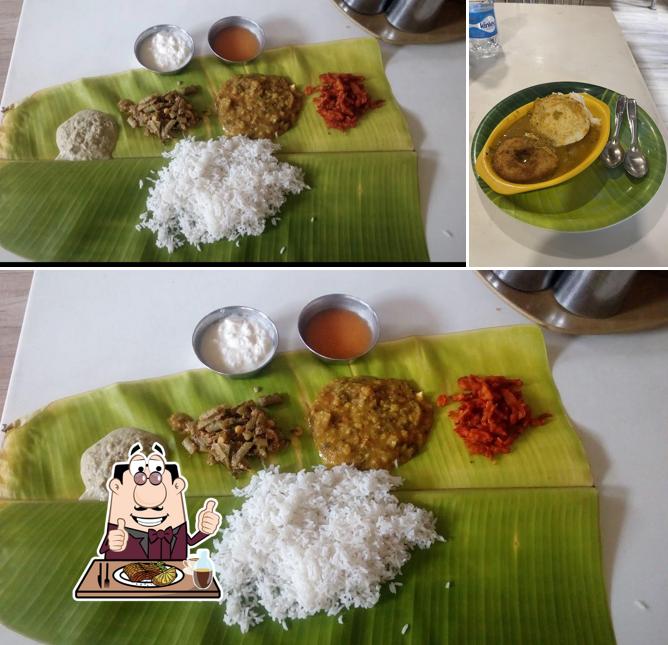 Beef tartare at Hotel Santrupthi / Food Court Madanapalle
