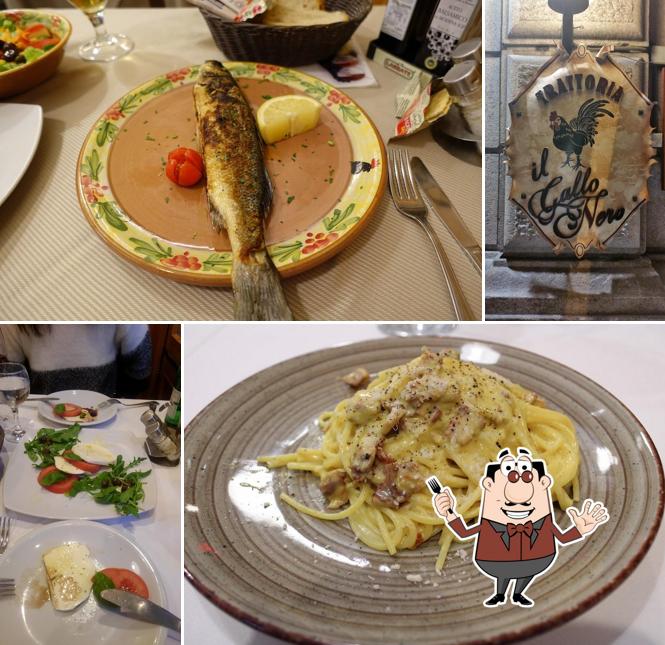 Platti al Trattoria Il Gallo Nero