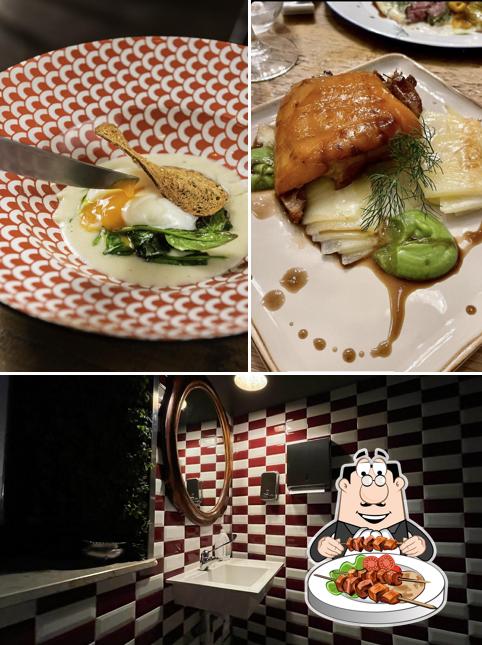 La immagine della cibo e interni di L’antiquario