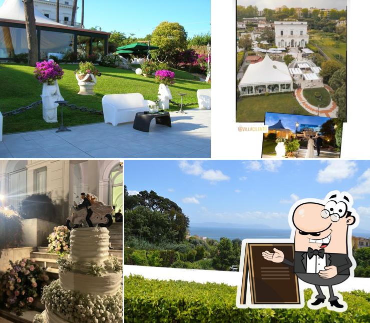 Puoi goderti l'aria fresca dal dehors di Villa Cilento