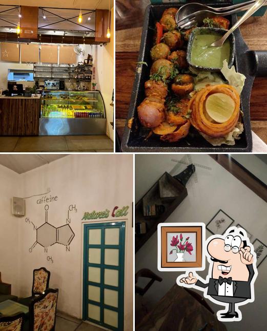 The interior of The Eyry Speciality Coffee Amazing Food & Bakery Coworking space Indore