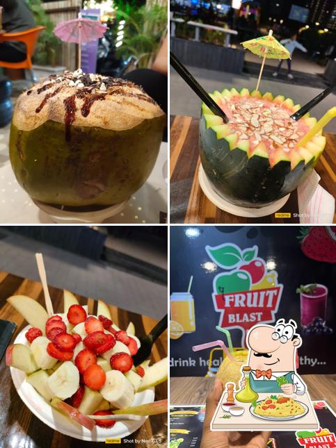 Food at The Fruit Blast