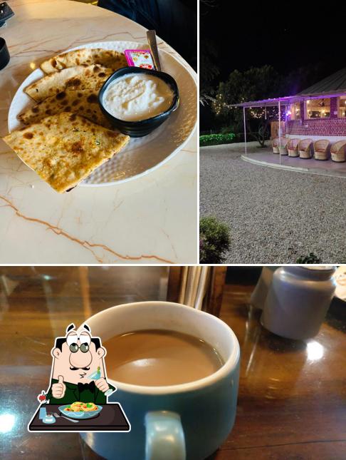 Food at The Village Huts Restaurant