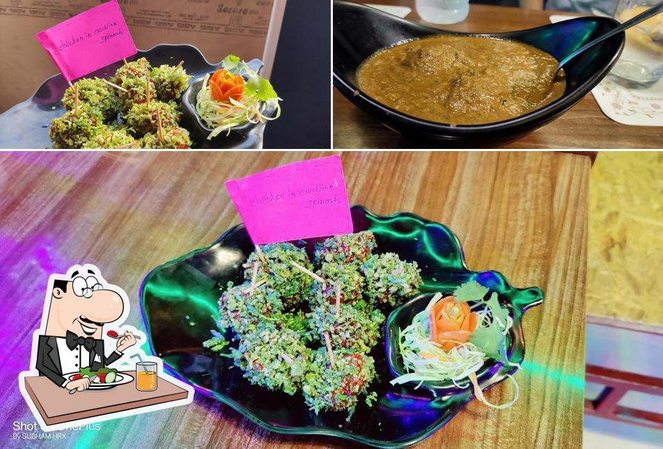 Food at The smoke house restaurant