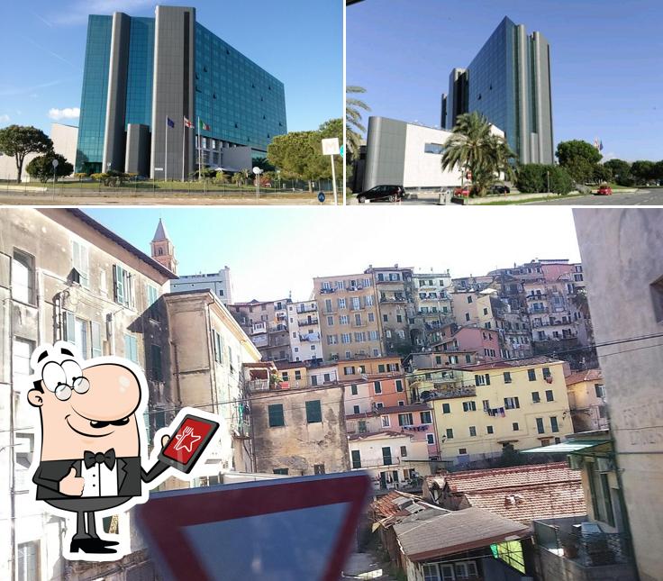 La parte esterna è una caratteristica importante di Tower Genova Airport Hotel & Conference Center
