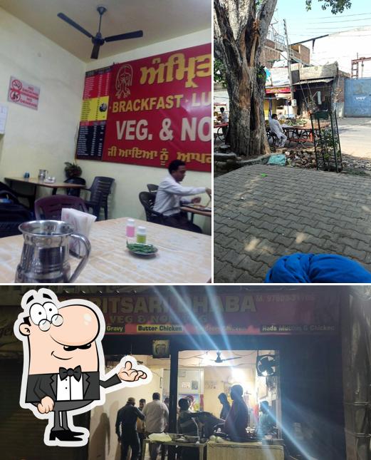 The picture of interior and exterior at Amritsari Dhaba