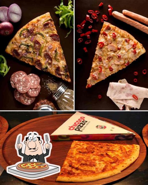 Get pizza at Chicago Pizza