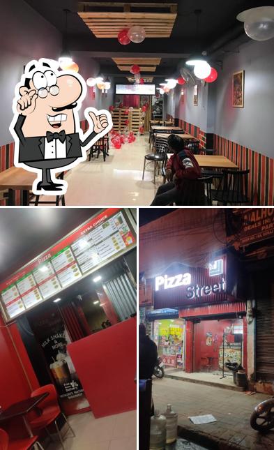 The interior of Pizza Street