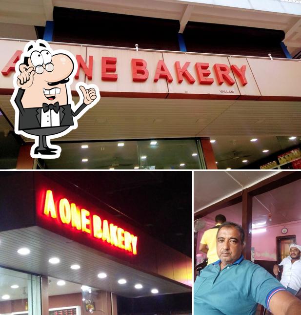 The interior of Aone Bakery,Vallam