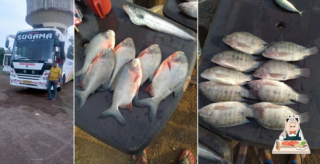 Hotel Basava Sagara provides a menu for fish dish lovers
